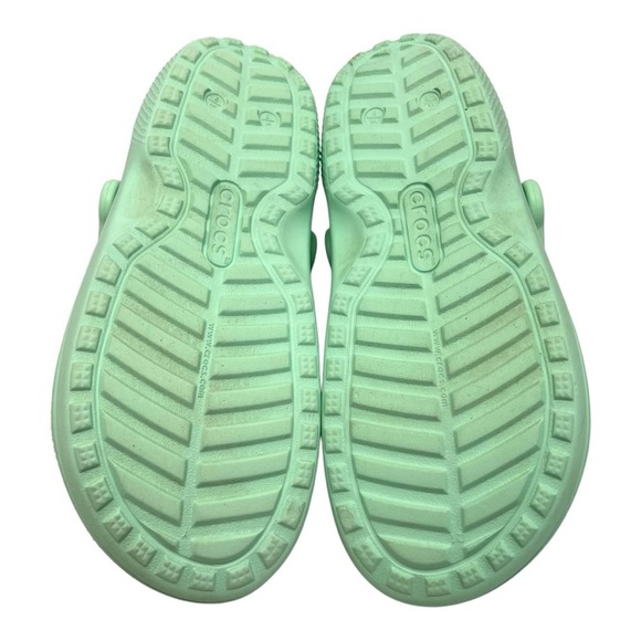 Crocs Classic Lined Comfort Clog Mint Green Casual Men’s 7 - Picture 10 of 16